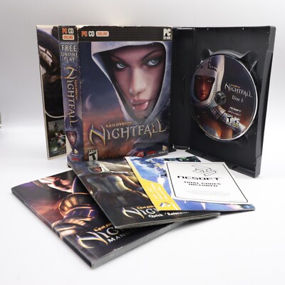 Guild Wars: Nightfall (PC, 2006, NCSoft, 3-Disc) 