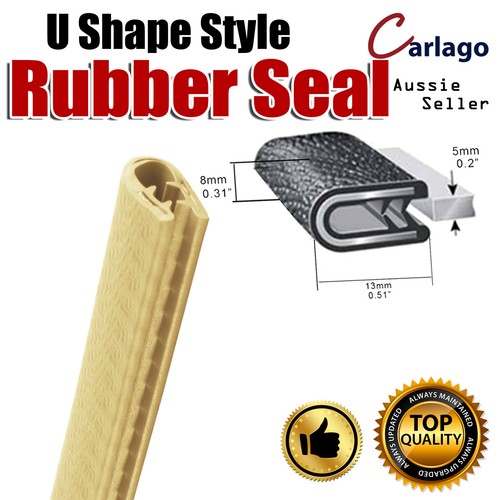 Rubber Seal Edge Lock Trim Car Door Seal Protector Sharp Curve Auto Marine Home - Picture 15 of 36