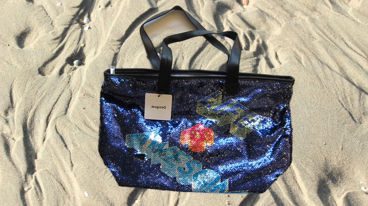 Desigual Tasche 21WAXAAG 5001 Bols Revers Namibia pailletten Neu eBay