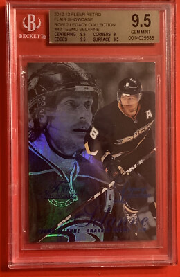2012 Fleer Retro Flair Legacy Collection Teemu Selanne #8/150 BGS 9.5 Jersey #