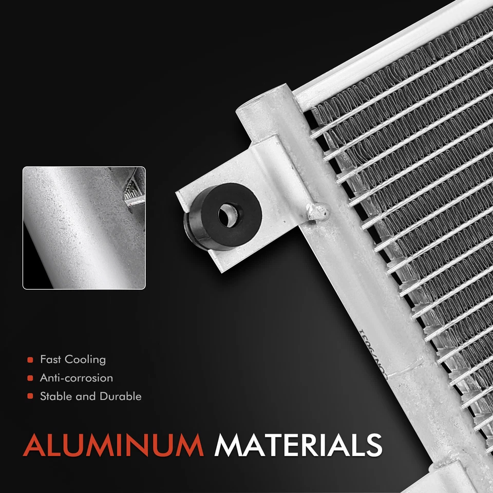 Nuevo condensador de aire acondicionado con soporte para Peterbilt 357 359 362 375 377 378 379 1986-1994 Foto 2 de 4