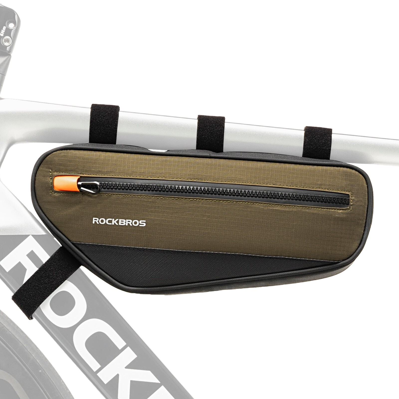 ROCKBROS Borsa telaio bicicletta borsa bicicletta borsa triangolare borsa attrezzi 1,7 L