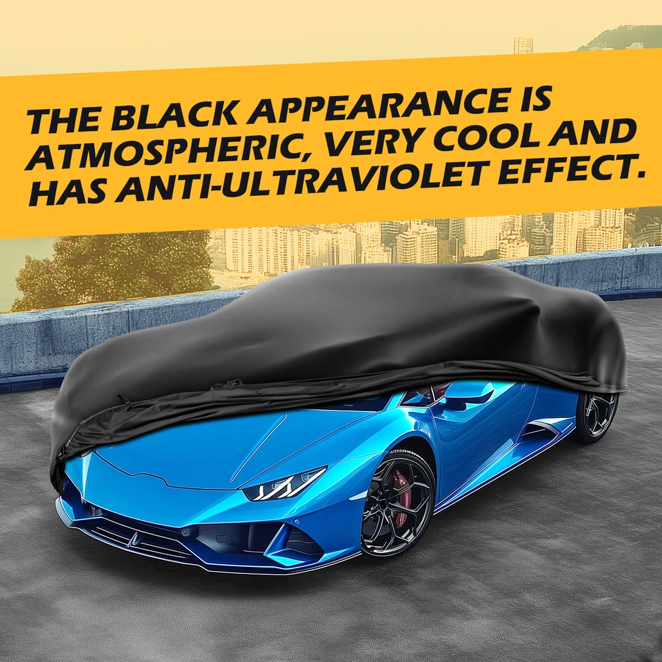 For Mercedes-Benz SL500 SL600 Satin Stretch Indoor Outdoor Car Cover Waterproof - Image 4 of 4