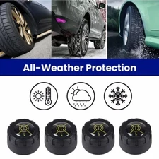 Bluetooth5.1 TPMS for 4-Wheel Vehicle Tire Pressure Monitoring System - Wireless