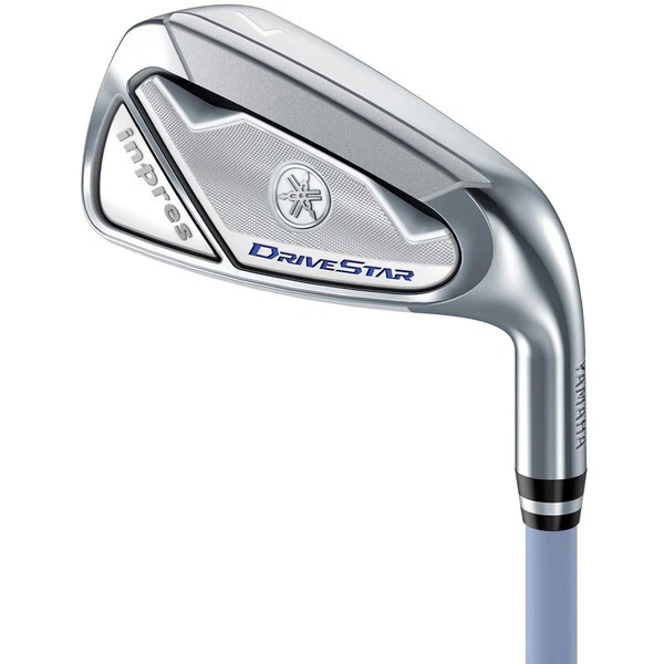 LADIES YAMAHA INPRES DRIVE STAR IRON SET  #7-PW +AW + SW L FLEX GRAPHITE 6 CLUBS - Image 2 of 4