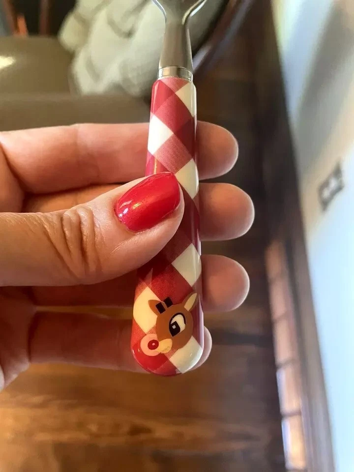 Pottery Barn Navidad Vacaciones Rudolph Cuadros Rojo Utensilio Fiesta Disney SET 4 - Foto 4 de 4