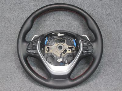 12-18 BMW F30 F32 F33 Leather Sport Steering Wheel Paddle Shifters