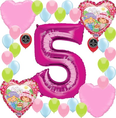Strawberry Shortcake Party Supplies Birthday Balloon Decoration
