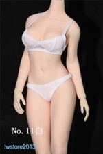 1:6 White Underwear Bras Briefs Clothes For 12" Female PH TBL Figure Body Toys
