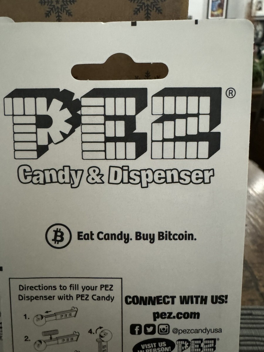 PEZ BITCOIN Candy & Dispenser Lim Edition Only 30K Made. $25 Each/ $80 For  All 4 | eBay