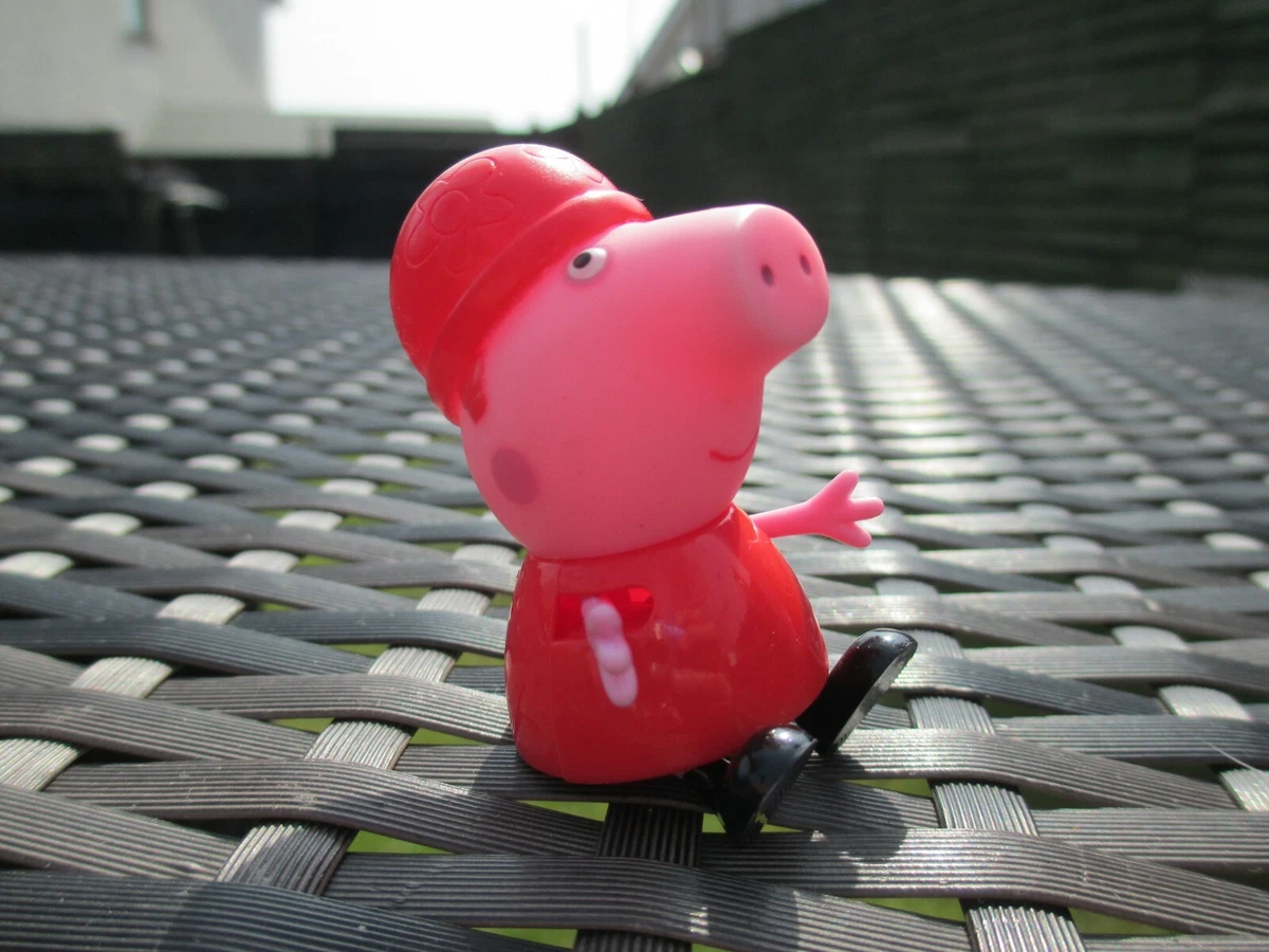 PEPPA PIG Red Bike Cycling Cyclist Helmet Action Figure 2.25