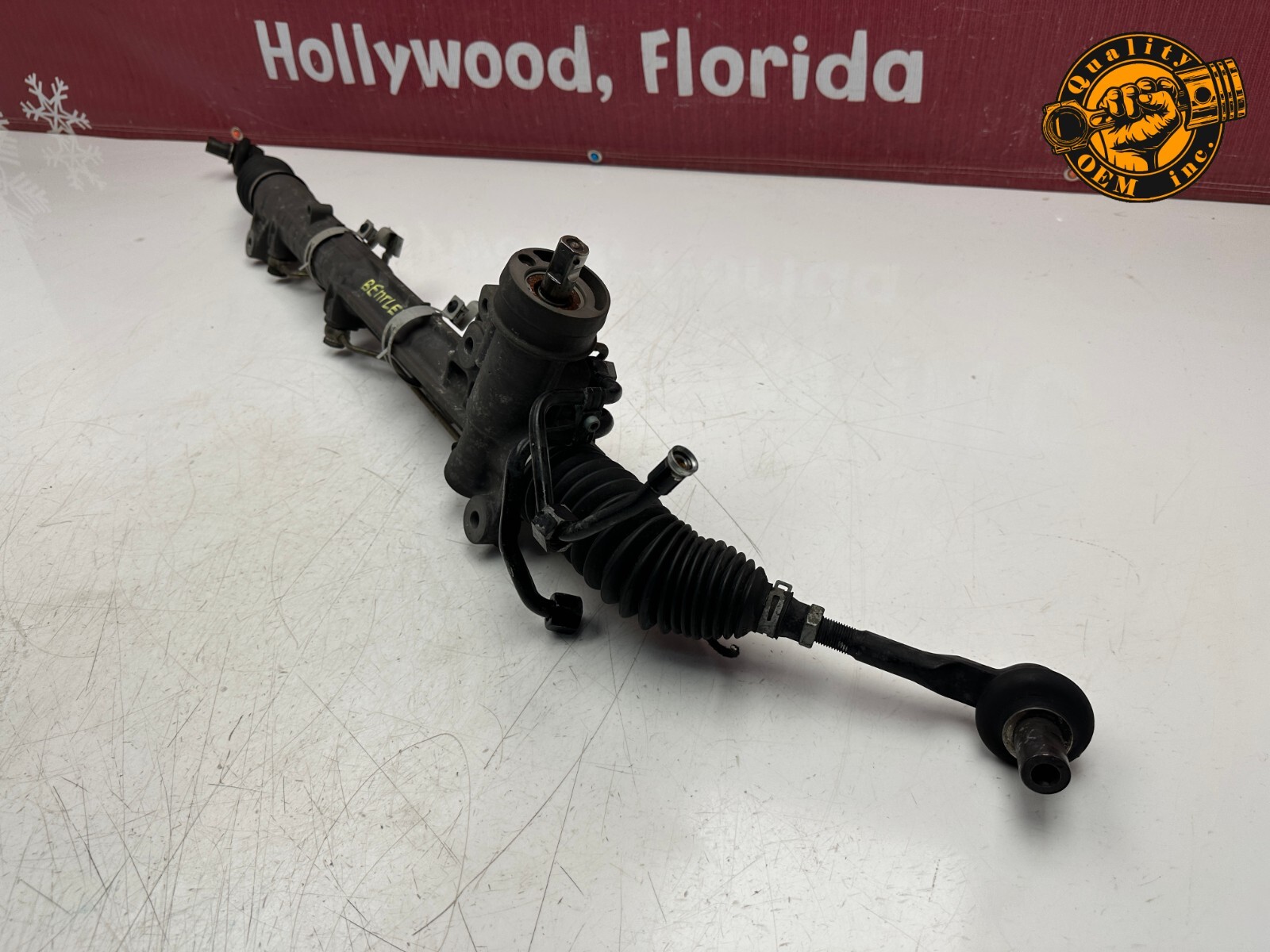2003-2010 BENTLEY CONTINENTAL HYDRAULIC STEERING GEAR RACK & PINION OEM 49kmiles