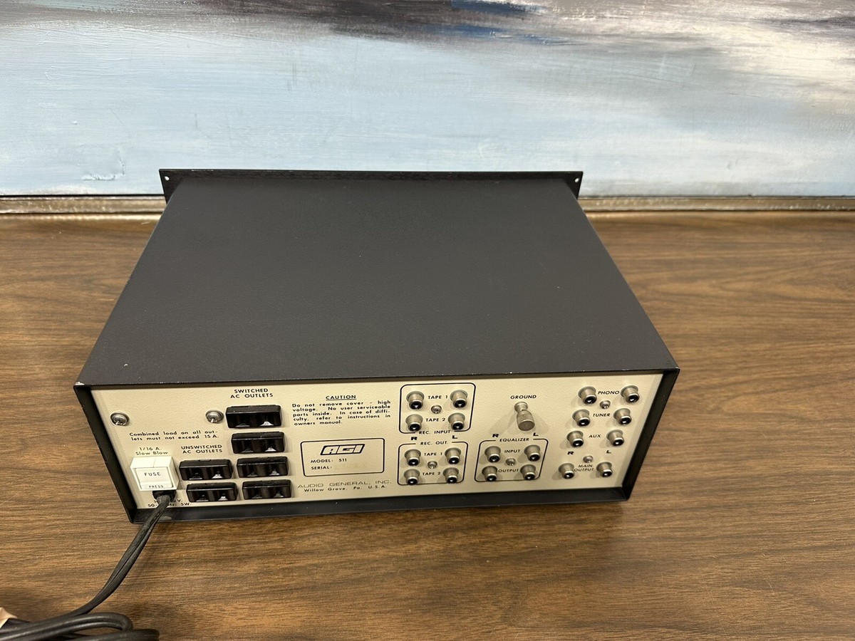 AGI 511 Preamplifier Works Great One Owner Unit | eBay AGI 511 Preamplifier Works Great One Owner Unit | eBay