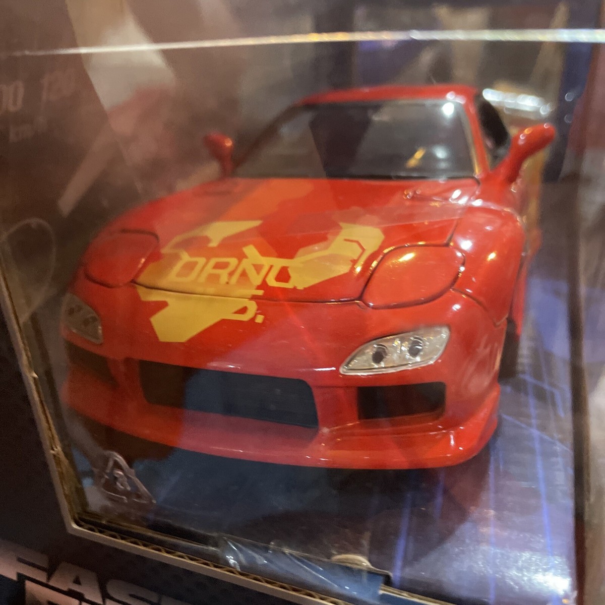 Jada Mazda RX-7 Orange Julius Fast & Furious 1/24 Scale Diecast