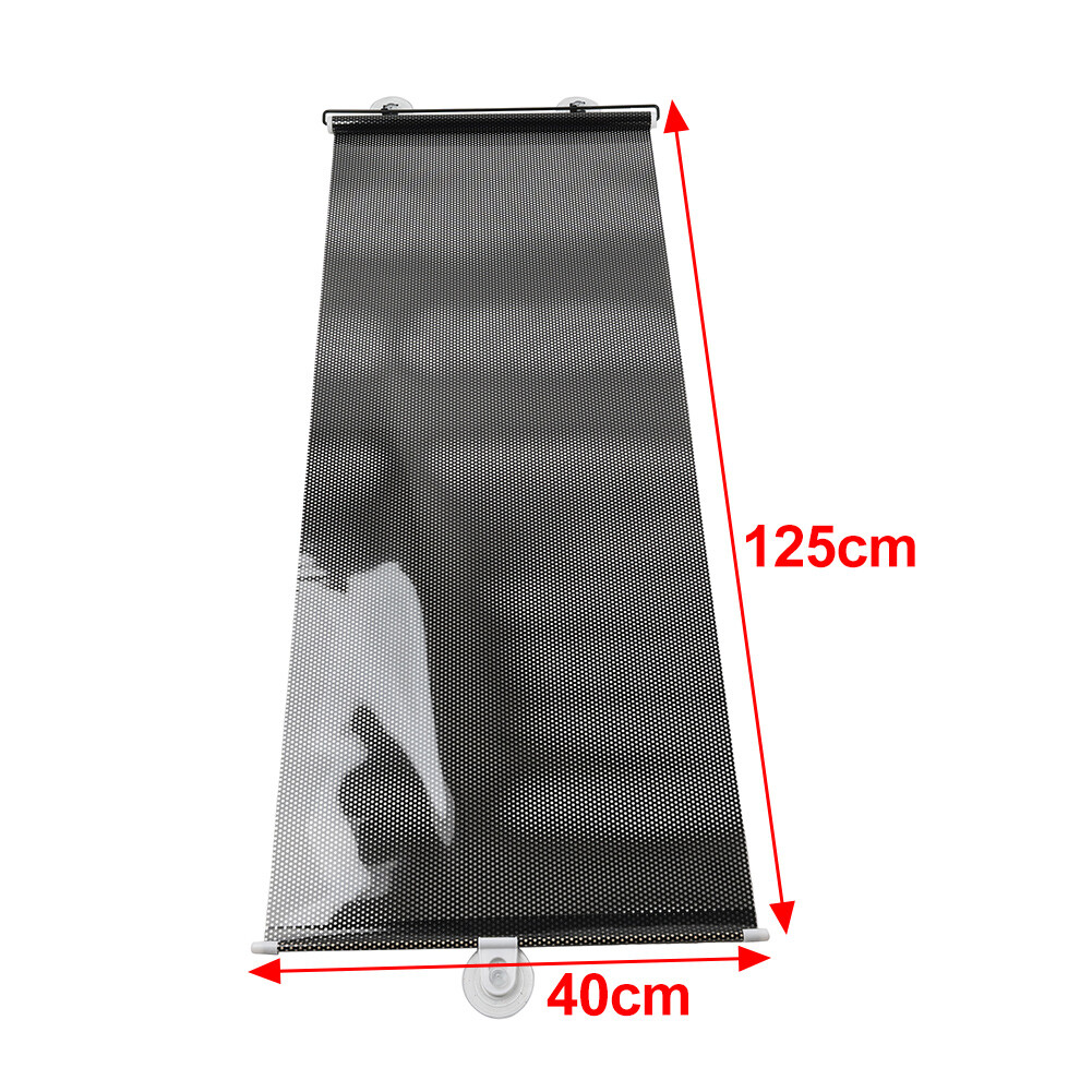 Retractable Car Auto Side Window Baby Sun Shade Shield Cover Roll Curtain Visor