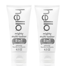 Hello Mighty Multitasker Fluoride Toothpaste, 8-In-1 Toothpaste with Minty Flavo