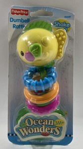 dumbbell rattle fisher price
