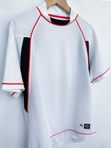 Mens Highland US Short Sleeve Top Shirt Polo White L Opening Ceremony - Picture 2 of 12