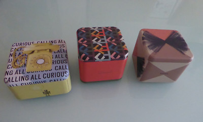 3x Fossil Box *Schmuckdosen*Uhrendosen*Blechdosen