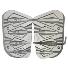 Stampo Piombo pesca   Trapezio  Gr. 20--40-60-80 scorrevole  F  17