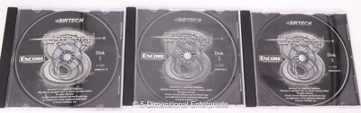 WIZARDRY 8 (PC, 2001) Game by Sirtech Encore -  3 Discs Only v. 1.2.4 - CLEANED