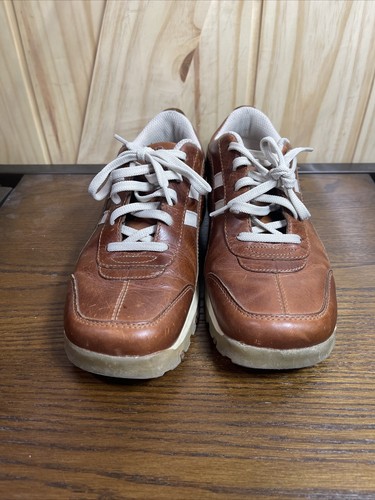Women's Skechers Casual Athletic Shoe - Brown w/ White Stripes - Size 8 - Picture 4 of 8