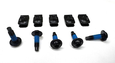 5 ea Bumper End Cap Torx Screws & 5 ea U-Nuts Fit 1997 to 2006 Jeep Wrangler TJ