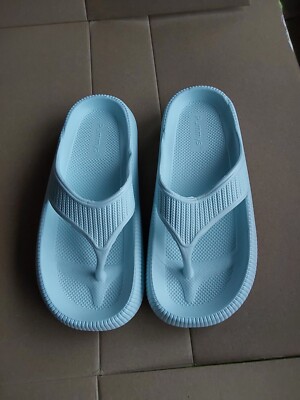 Pummys Hellblau 42 / 43 Neu Flip Flops Zehentrenner In Original Verpackung 