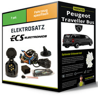 Elektrosatz 7-Pol Spezifisch für Peugeot Traveller Bus 04.2016-Jetzt Inkl. EBA