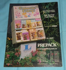 vintage LUDEN'S CANDY COMPANY ADVERTISING SHEET FLYER Easter Easterville Friends