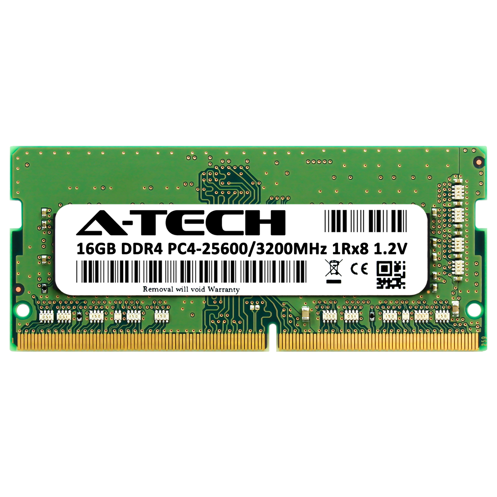 Barrette Mémoire RAM DDR4 16GB 3200MHz SODIMM Pour PC Portable - Compatible Dell AA937596