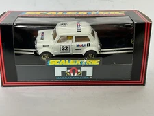 Scalextric C478 Mini Cooper Mobil (White) 1/32 scale slot car NIB