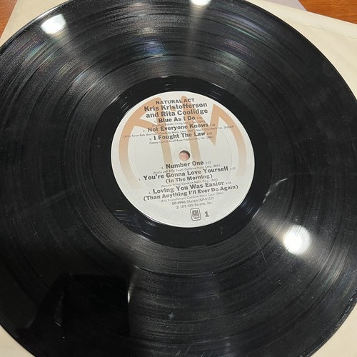 Kris Kristofferson & Rita Coolidge – Natural Act (1978) LP - Imagen 5 de 5