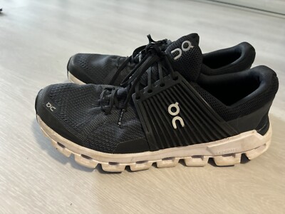 On Cloud Cloud X Swiss Running Shoes Sneakers Oncloud Black White Mens 