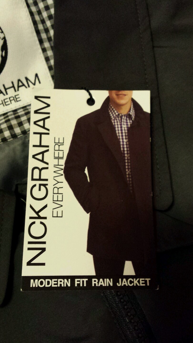 Giacca Antipioggia Nick Graham Ellis Islander – Taglia L – Nuova Con Etichette – Elegante E Pratica