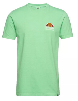 Elesse Cuba Neon Green Short Sleeve Tshirt Size M Medium Mens SHB06831 New W Tag
