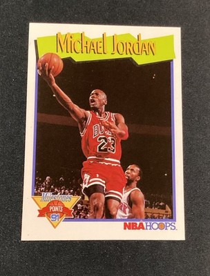 1991-92 NBA Hoops Milestones Michael Jordan #317 Chicago Bulls