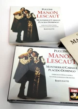Puccini Manon Lescaut EMI 2 CDS Placido Domingo with Book