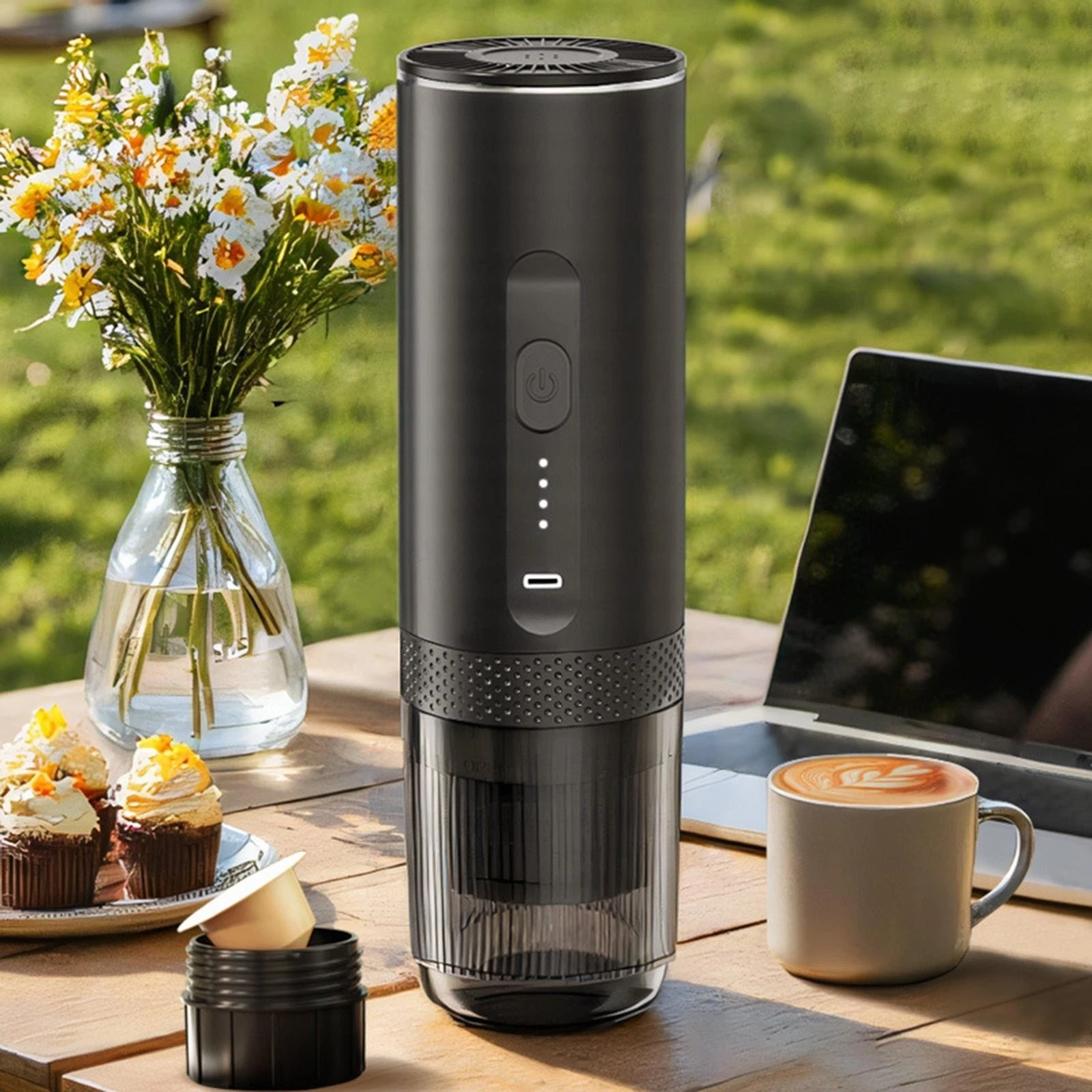 Portable Electric Espresso Machine Personal Coffee Maker Cordless