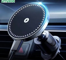 Magnetic Wireless Car Charger 15W MagSafe Mount Air Vent Holder For iPhone 16 15