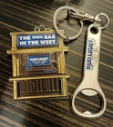 Post Malone Stagecoach 2026 Bud Light Smallest Pop Up Bar In West Promo Keychain