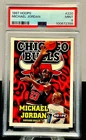 MICHAEL JORDAN (HOF) 1997 NBA HOOPS MINT CARD #220 PSA 9 LOOK!!