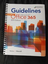 Guidelines for Microsoft Office 365, 2019 Edition : Text by Anita Verno,