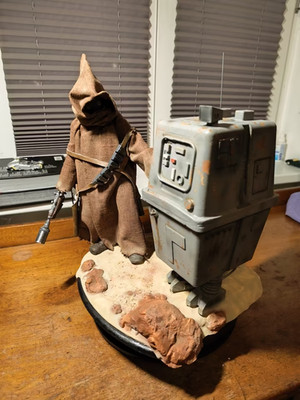 Star Wars Java & Gonk Droide 1/4 - custom made Statue MYC Sculptures   6 of 30