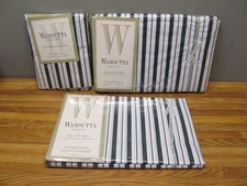 WAMSUTTA Supercale Plus Full Flat Sheet Fitted Sheet 2 Pillowcases NEW 200 TC