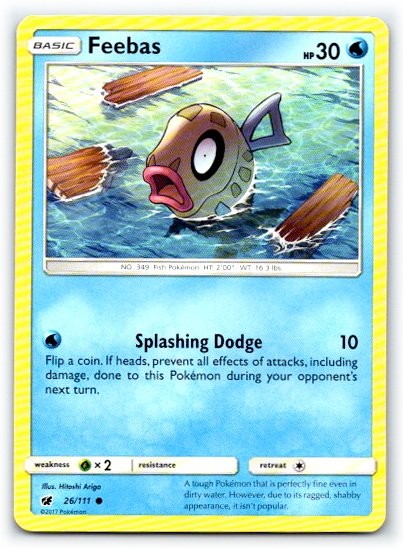 Feebas 26/111 ~ English Near Mint
