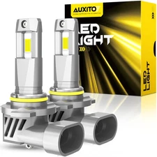 AUXITO 2x LED Headlight Bulbs Conversion Kit 9005 High Beam 80000LM 6500K White
