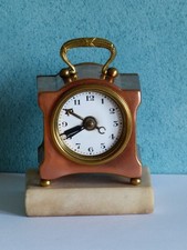 Antiker kleiner Reisewecker, ca. 1910, funktionst&uuml;chtig, original