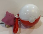 1999 Vintage Burger King Toy Pokemon DITTO REV-TOP & Pokeball - USED