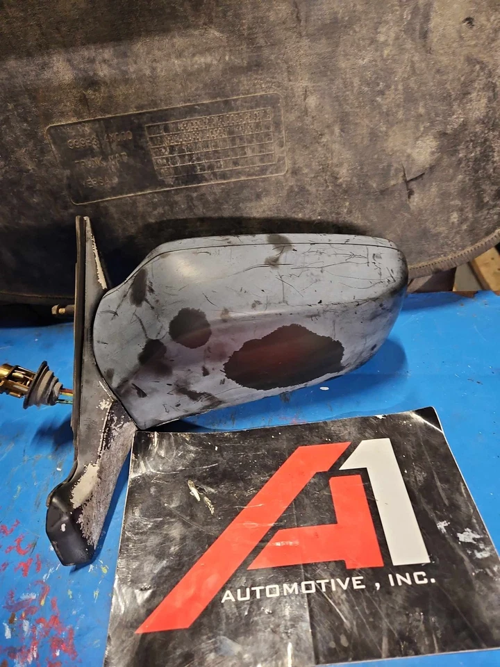 Espejo de puerta izquierda 85-90 VOLVO 740 cable manual no plegable lado del conductor Lh OEM Foto 3 de 4